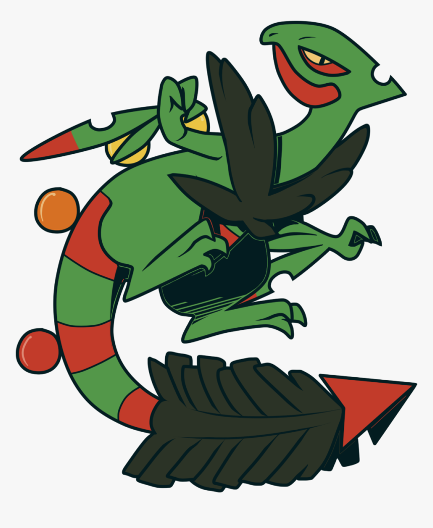 Transparent Mega Sceptile Png - Mega Sceptile Dream World Art, Png Download