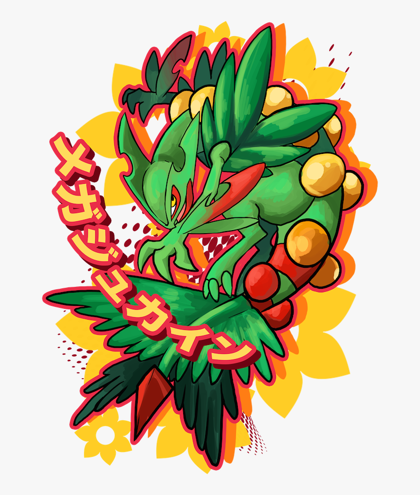 Mega Sceptile - Mega Sceptile Chibi, HD Png Download