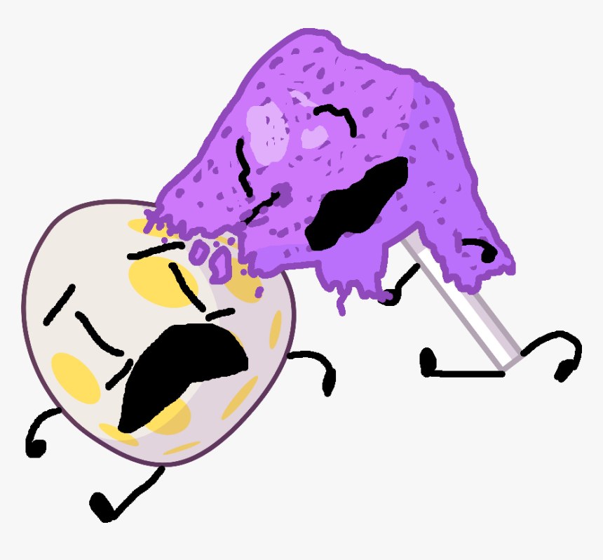 Clip Library Download Image Lollipop On Eggy Png Battle - Bfb Gaty And Lollipop, Transparent Png