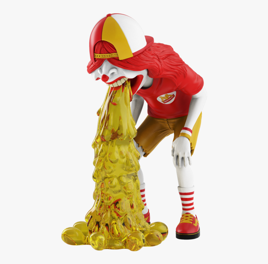 Vomit Kid Fastfoodred Edition By Okeh X Mighty Jaxx - Vomit Kid Mighty Jaxx, HD Png Download