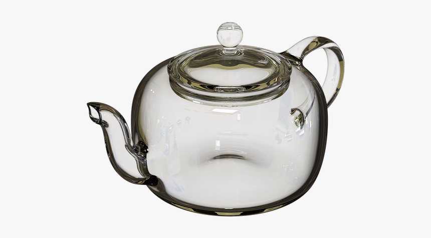 Transparent Kettle, Transparent Background, Glassware - Teapot, HD Png Download