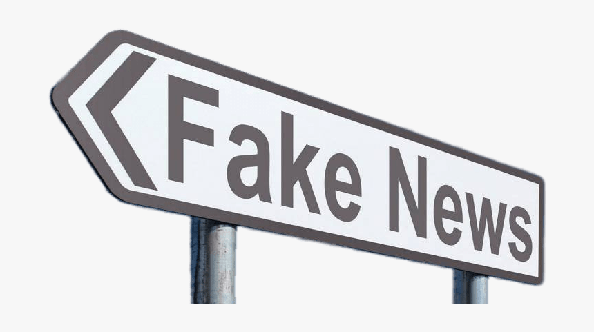 Fake News Direction Sign - Street Sign, HD Png Download
