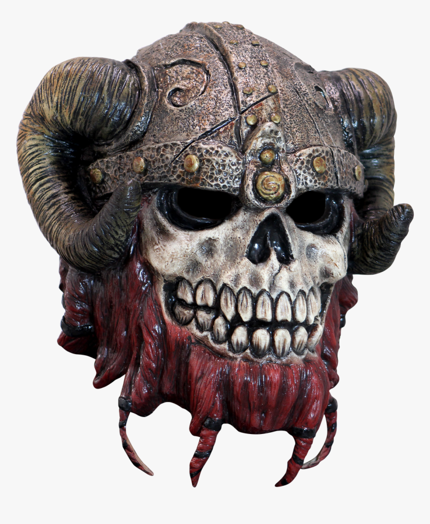 Red Beard Skeleton Mask - Skeleton Mask, HD Png Download