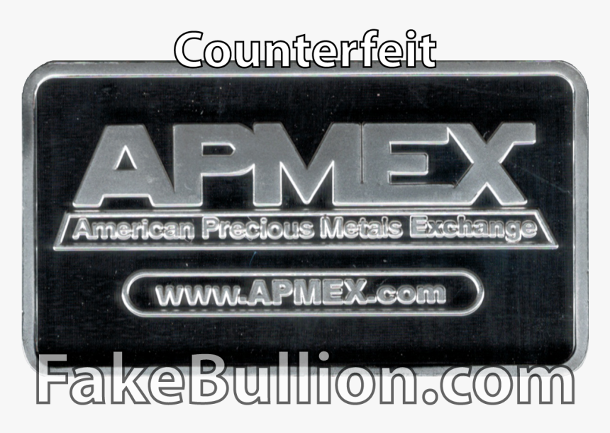 Click To Enlarge Image Apmex Bar Fake Reverse - Label, HD Png Download