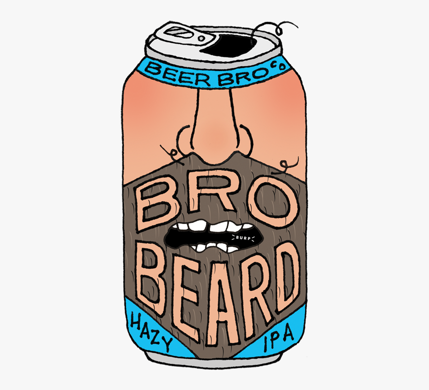 Fakebeer Brobeard - Canned Beer Clip Art Transparent, HD Png Download