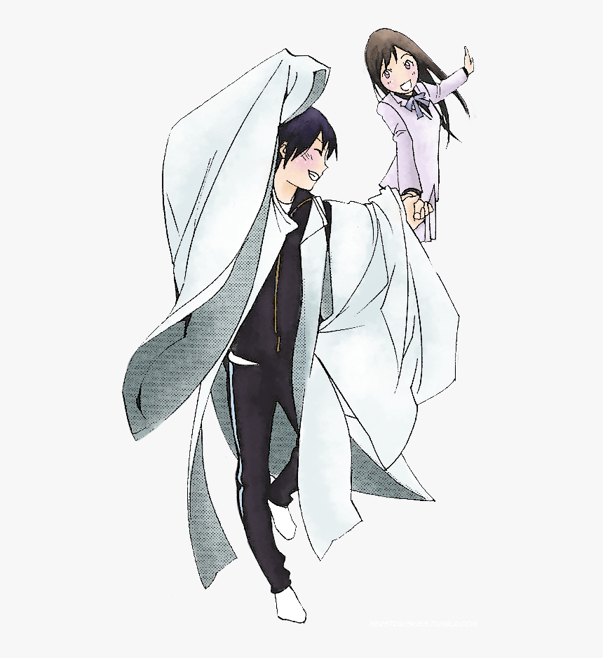 A Transparent Dancing Yato And Hiyori For Your Blog - Cartoon, HD Png Download