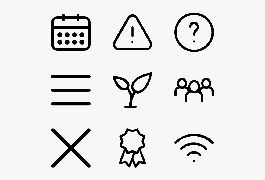 Hand Drawn Social Media Icons Png, Transparent Png