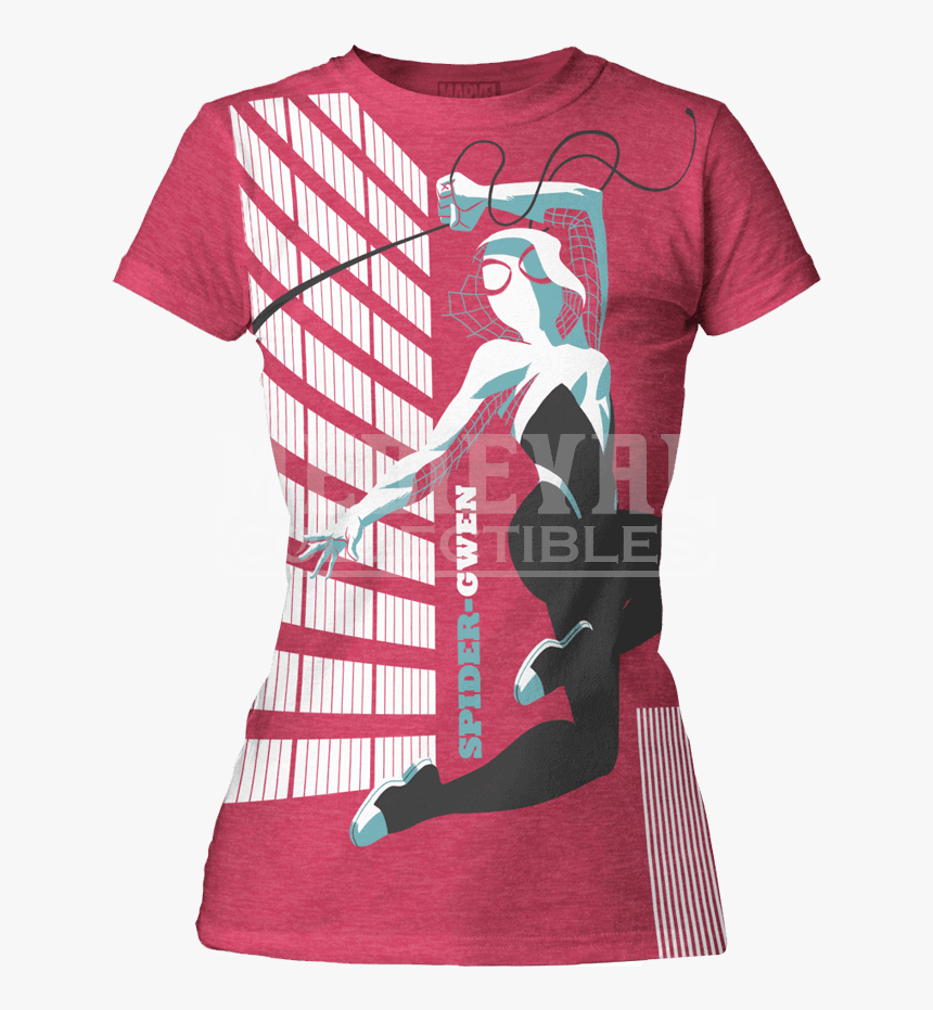 Womens Spider Gwen Michael Cho T Shirt - Spider Gwen Girls Shirt, HD Png Download