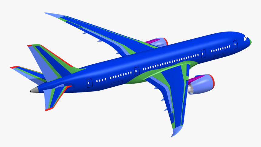787 Dreamliner Overview - Fibre Reinforced Composites In Aeronautics, HD Png Download
