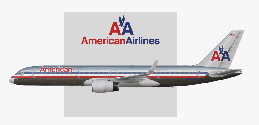 American Airlines Boeing 757-200 - 757 767 American Airlines, HD Png Download