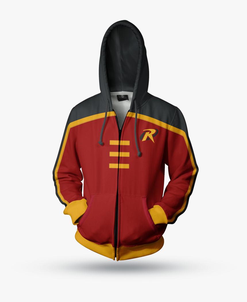 Dm-165 Tim Drake - Red Hood Hoodie Jacket, HD Png Download