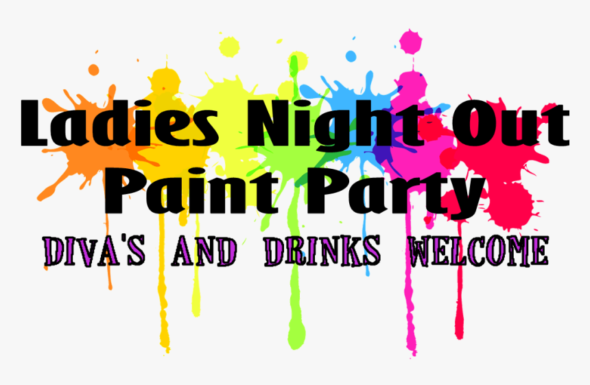 Girls Night Paint Party, HD Png Download