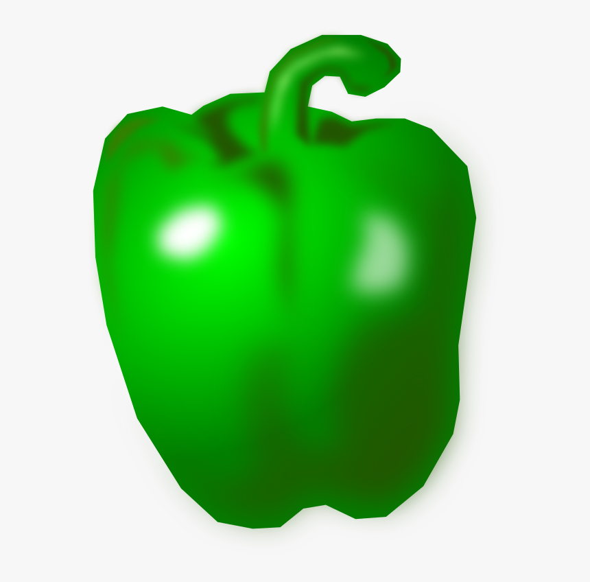Green Pepper, Pepper, Green, Bell Pepper, Sweet Pepper - Tomato Onion Green Pepper, HD Png Download