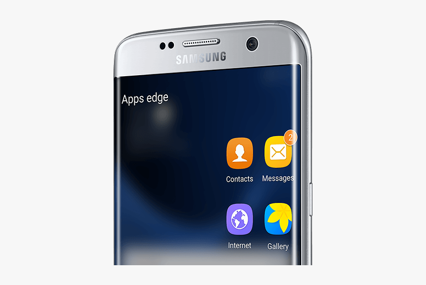 Apps Edge Panel Showing On Galaxy S7 Edge’s Edge Screen - Samsung Galaxy, HD Png Download