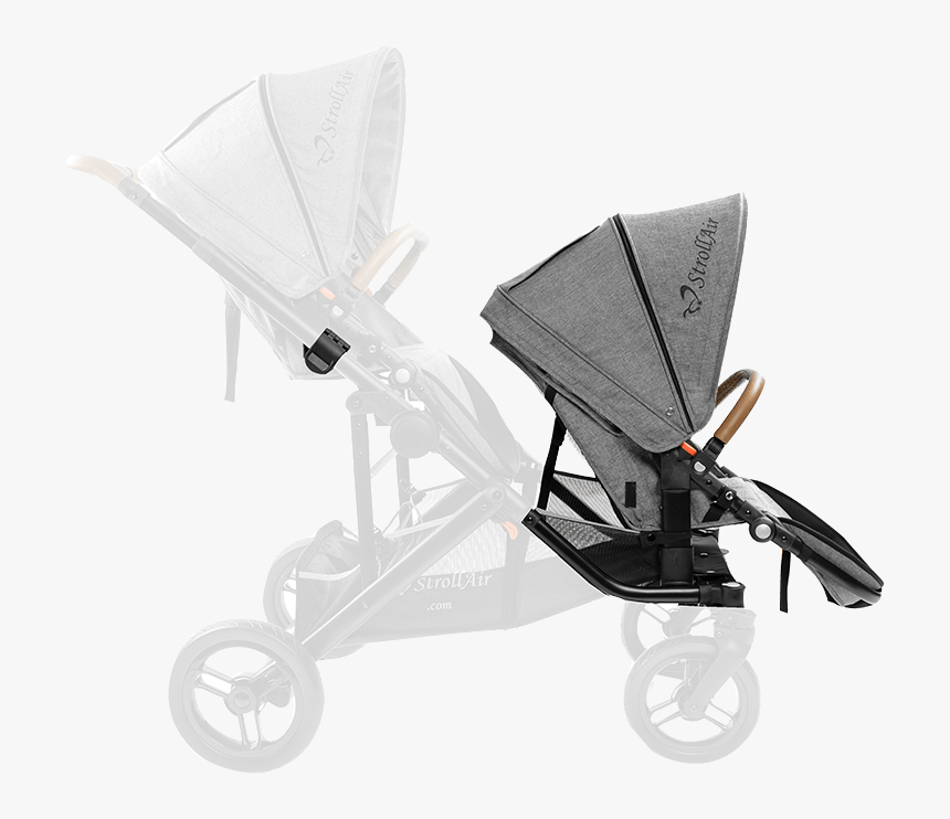 Single To Double Stroller, HD Png Download