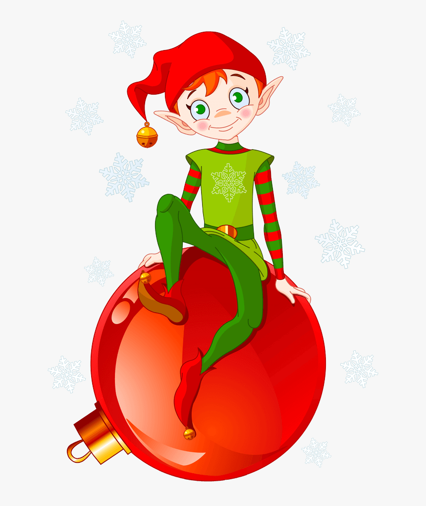 I Help Everyone To Come And Visit At Us Christmas Time - Christmas Elf, HD Png Download