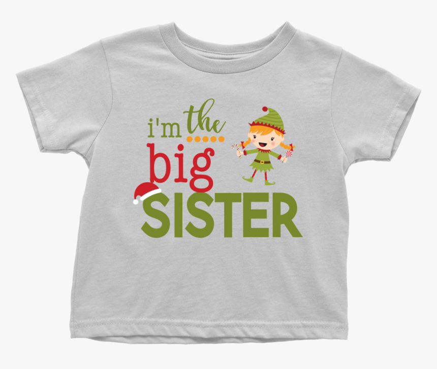 Big Sister Christmas Shirt, Pregnancy Announcement, - Christmas Elf, HD Png Download
