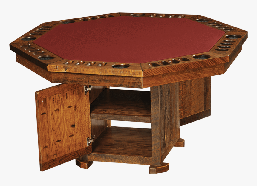 Barnwood Poker Table, HD Png Download