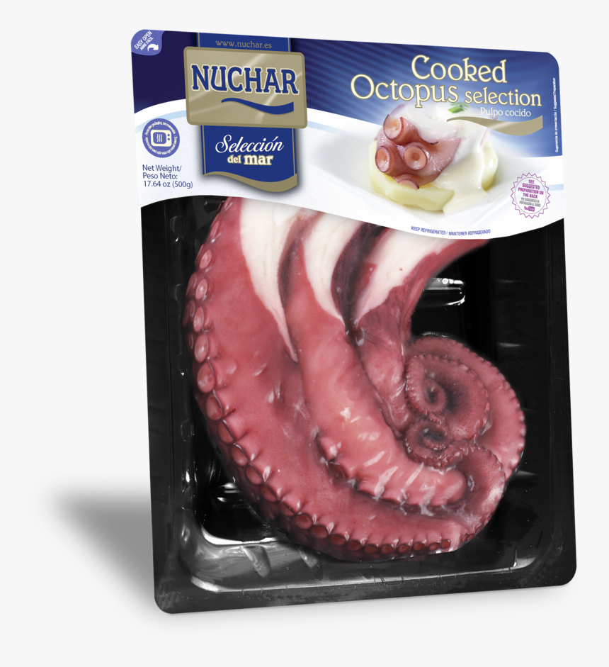 Cooked Galician Octopus Leg - Bacon, HD Png Download