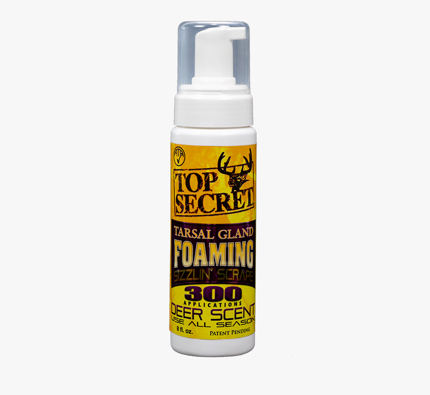 Top Secret Deer Scents Tarsal Gland Foaming - Bottle, HD Png Download