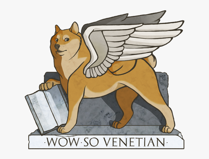 So Venetian Venice Shiba Inu Dog Like Mammal Mammal - Doge Venice Meme, HD Png Download