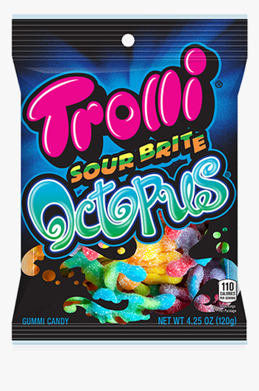 Trolli, Sour Brite Octopus, - Trolli Candy, HD Png Download