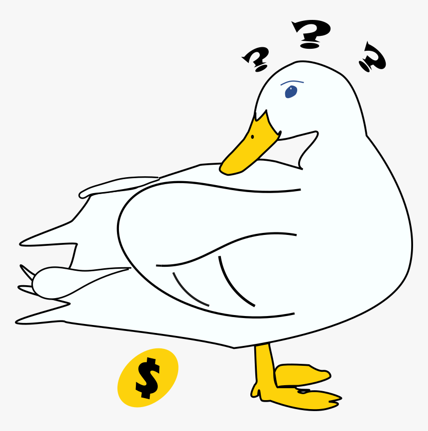 The Goose Or Duck That Laid Golden Eggs - Duck, HD Png Download