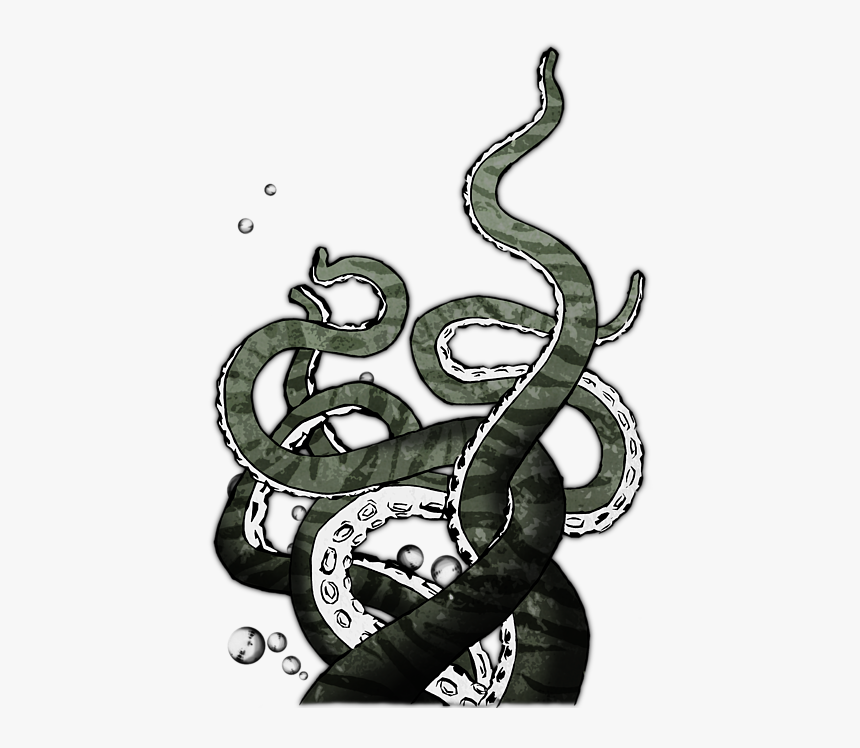 Sea Monsters Art Tentacles, HD Png Download