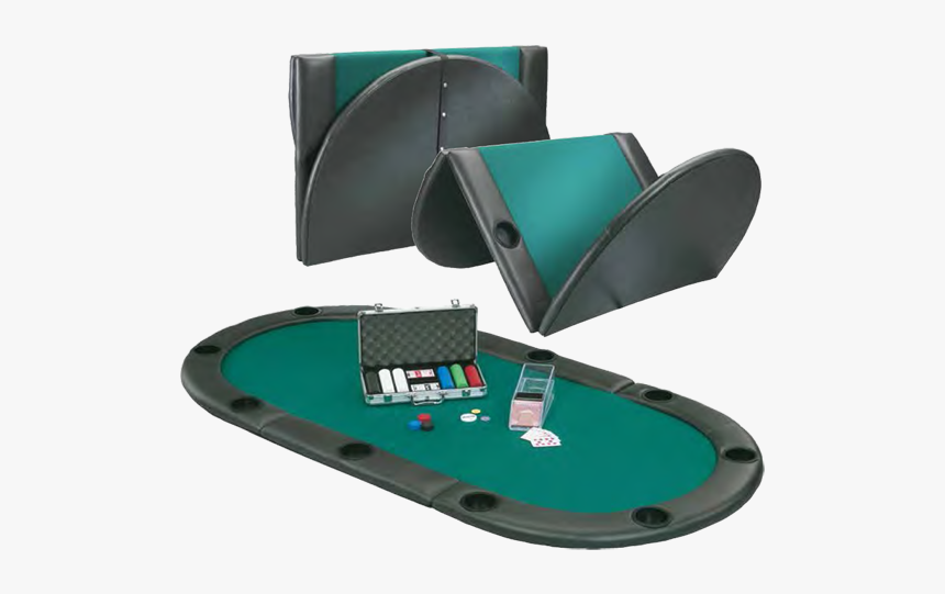 Oval Folding Table Top - Poker Tischauflage, HD Png Download