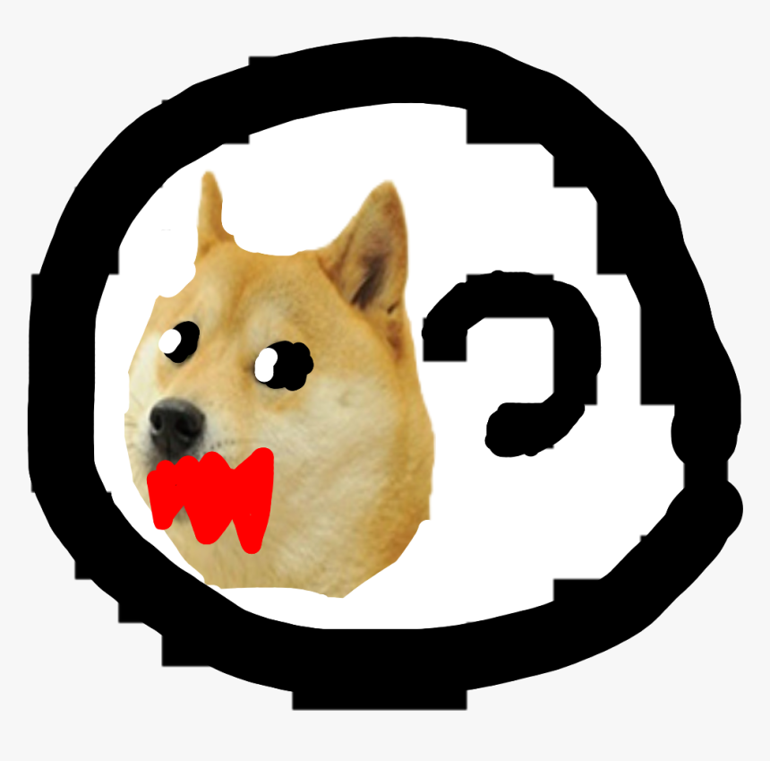Doge Boo - Cartoon, HD Png Download