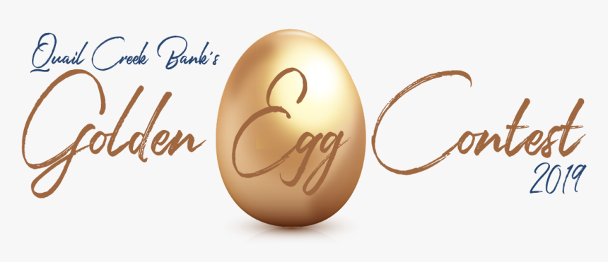 Quail Creek Bank Golden Egg Hunt Logo - Calligraphy, HD Png Download