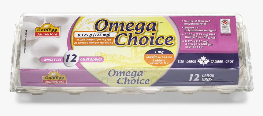 Goldenegg Omega Choice 12x Large White - Grape, HD Png Download