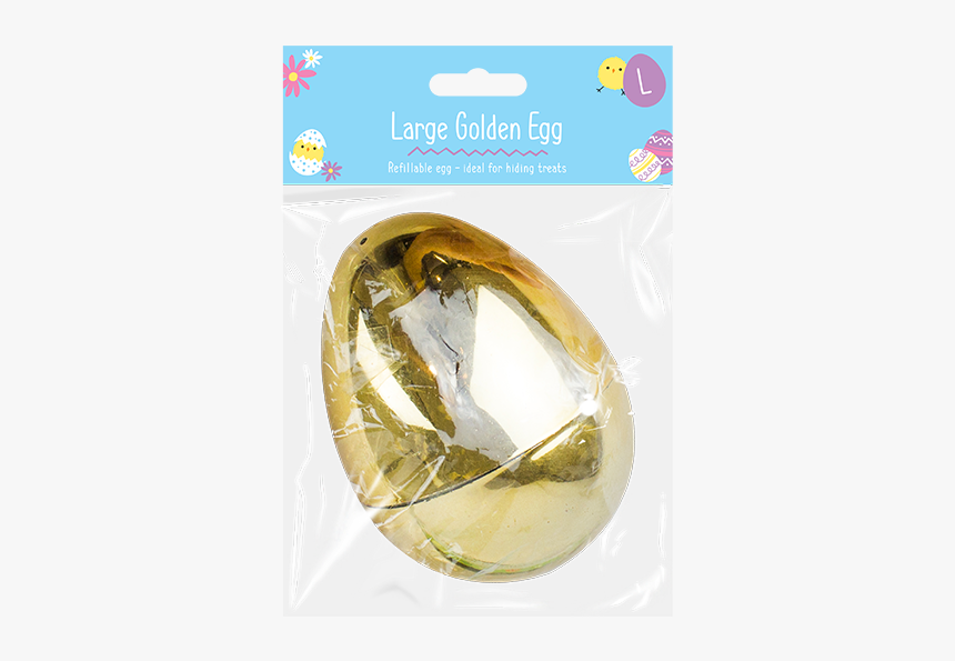 Large Golden Refillable Easter Egg - Easter Foam Carrot, HD Png Download