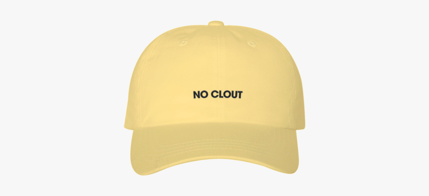 No Clout Dad Hat Yellow - Cloud9, HD Png Download
