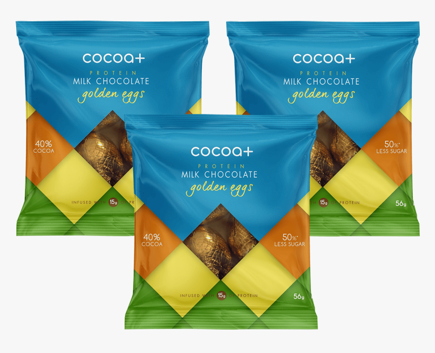 Golden Protein Milk Chocolate Eggs - Snack, HD Png Download