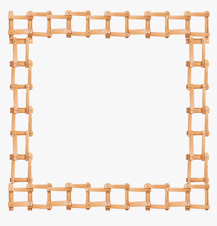 #mq #wood #woods #frame #frames #border #borders - Border Design With Animals, HD Png Download
