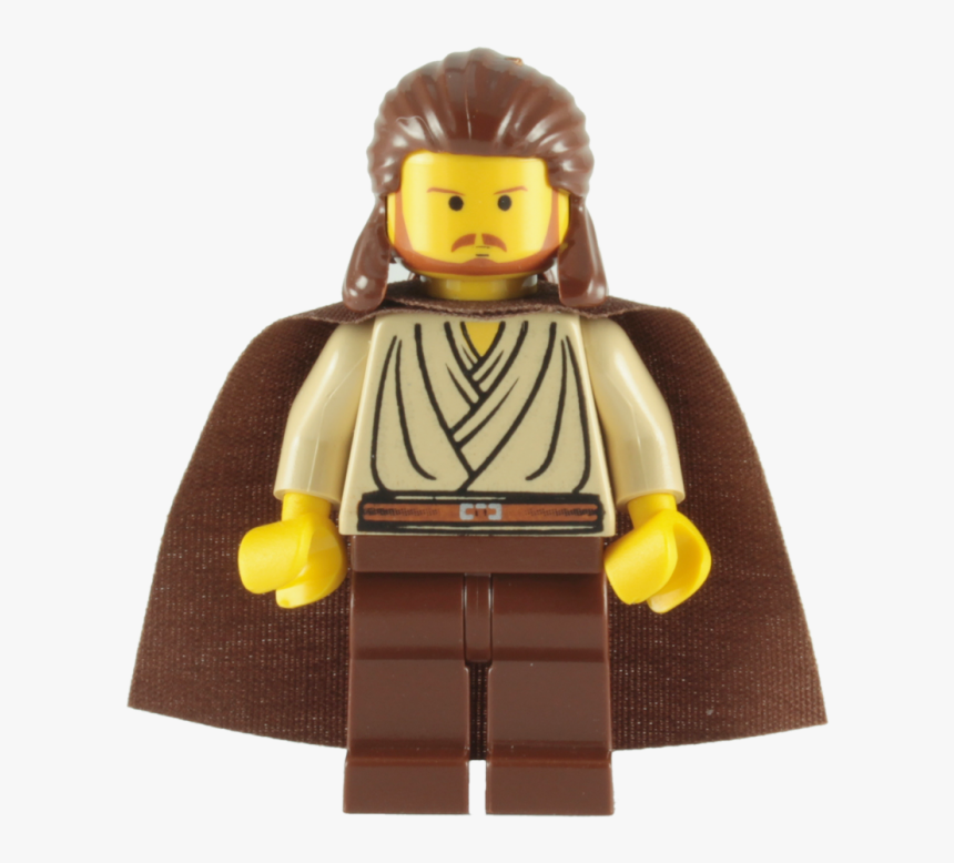 Lego Qui-gon Jinn Minifigure - Lego Star Wars Qui Gon Jinn, HD Png Download