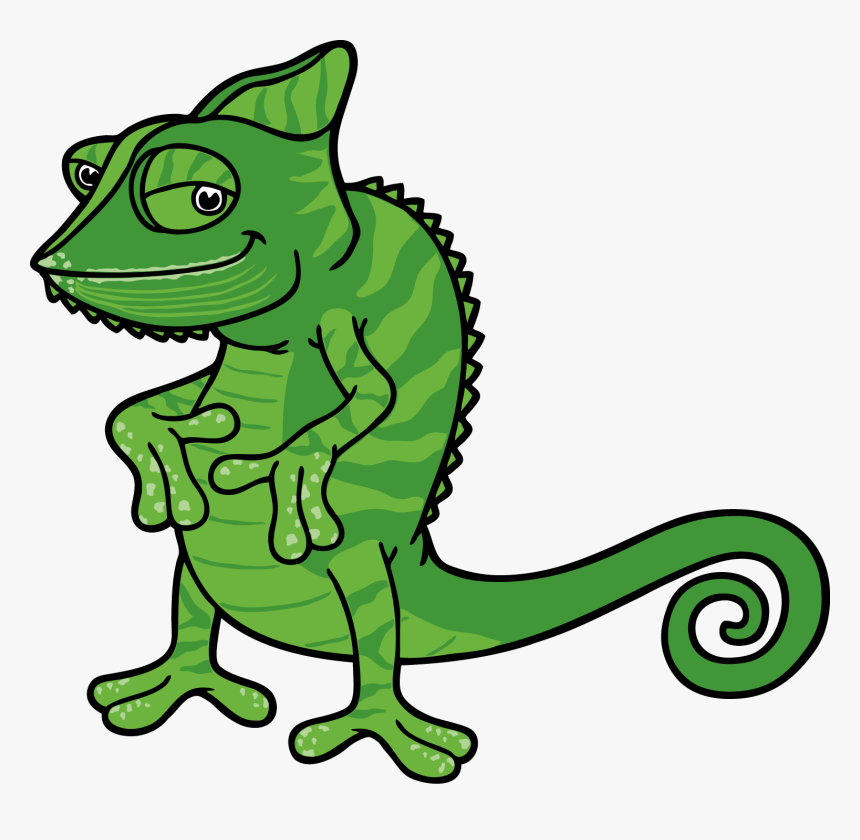 Cartoon Chameleon Png, Transparent Png