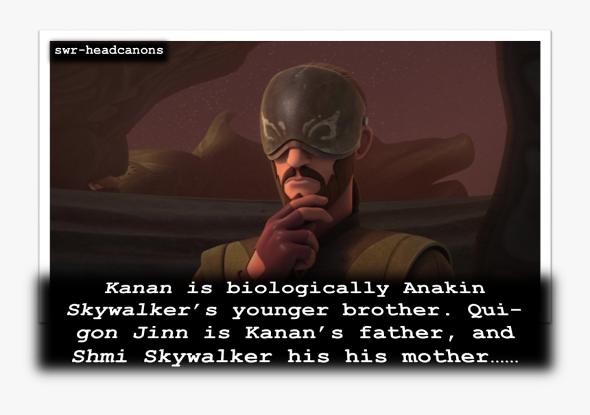 Kanan Is Biologically Anakin Skywalker’s Younger Brother - Rock Gospel, HD Png Download