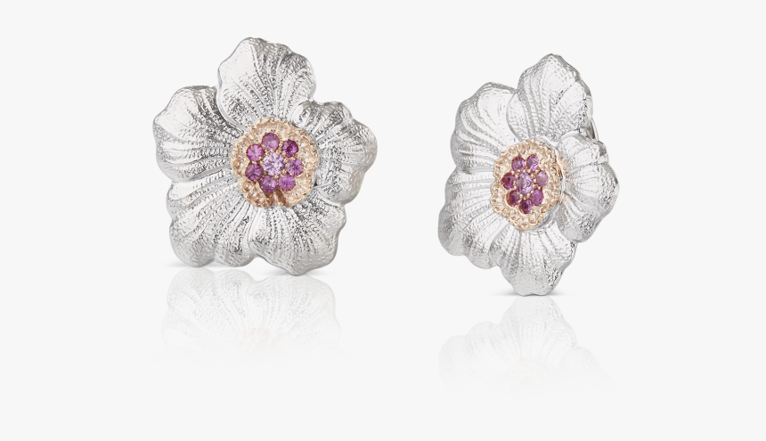 Gardenia Button Earrings - Orecchini Buccellati Gardenia Prezzo, HD Png Download