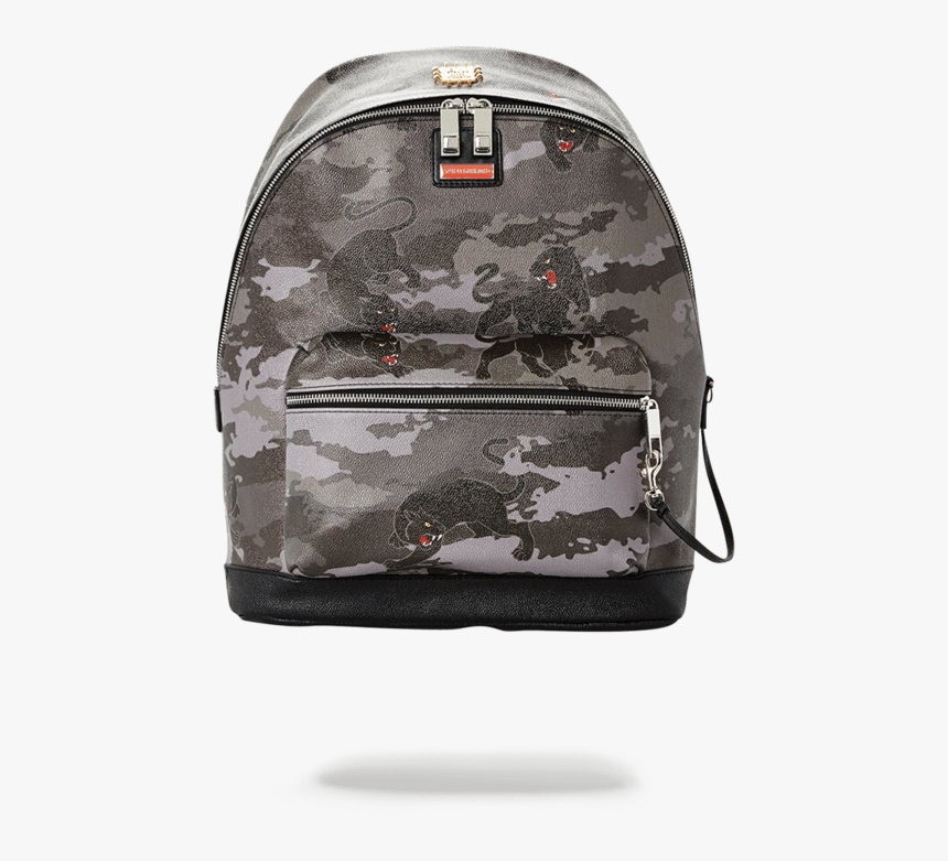 Sprayground Black Panther Camo Emperor - Sprayground Leather Bags Black, HD Png Download