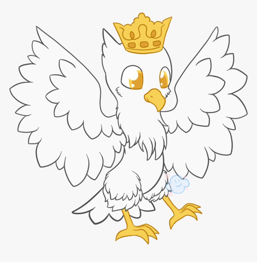 Drawing Eagles Crown - Cartoon, HD Png Download