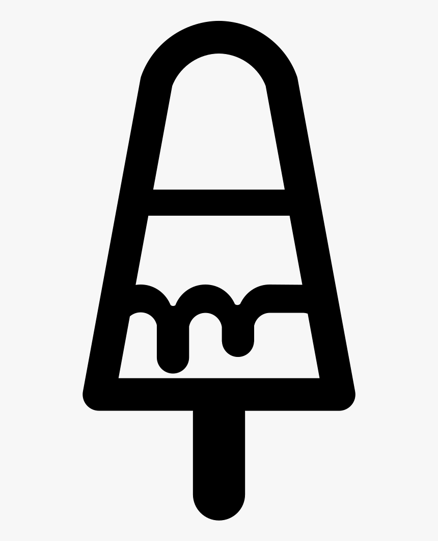 Melting Ice-cream Stick Of Three Flavors - Icon, HD Png Download