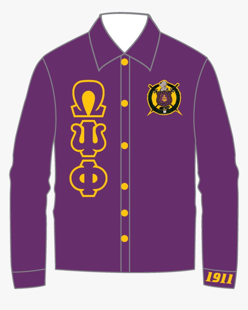 Omega Psi Phi Shield Png - Omega Psi Phi T Shirts, Transparent Png