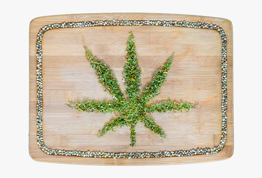 Cannabis Dried Leaves On Wooden Board 000087800179, HD Png Download