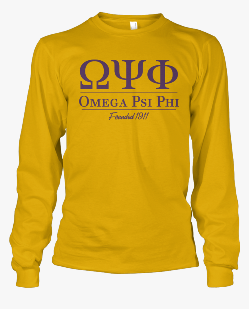 Omega Psi Phi Collegiate Long Sleeve - Omega Psi Phi Sweatshirts, HD Png Download