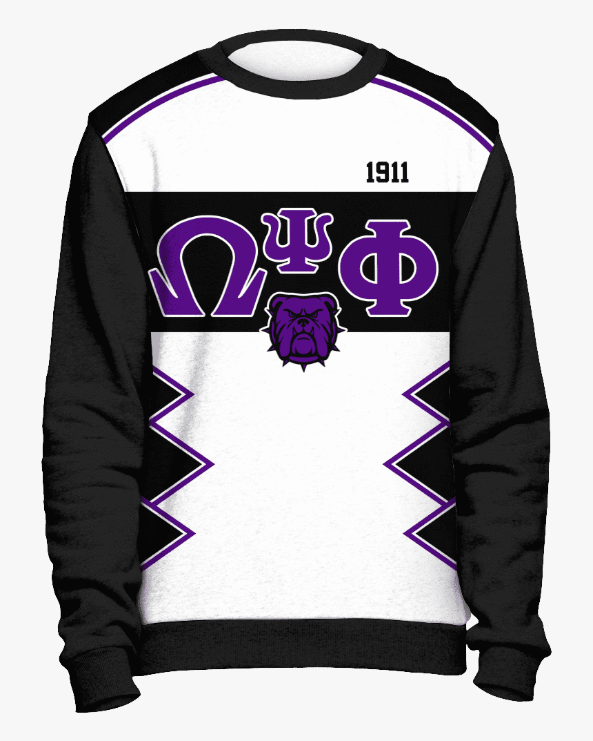 Omega Psi Phi Initials And Year Black Sweatshirt - Alpha Phi Alpha Ugly Sweater, HD Png Download