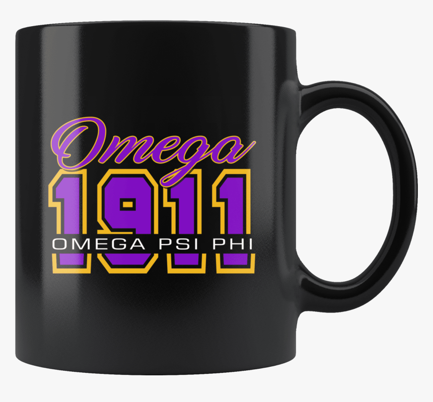 Omega Psi Phi Black Mug - Beer Stein, HD Png Download