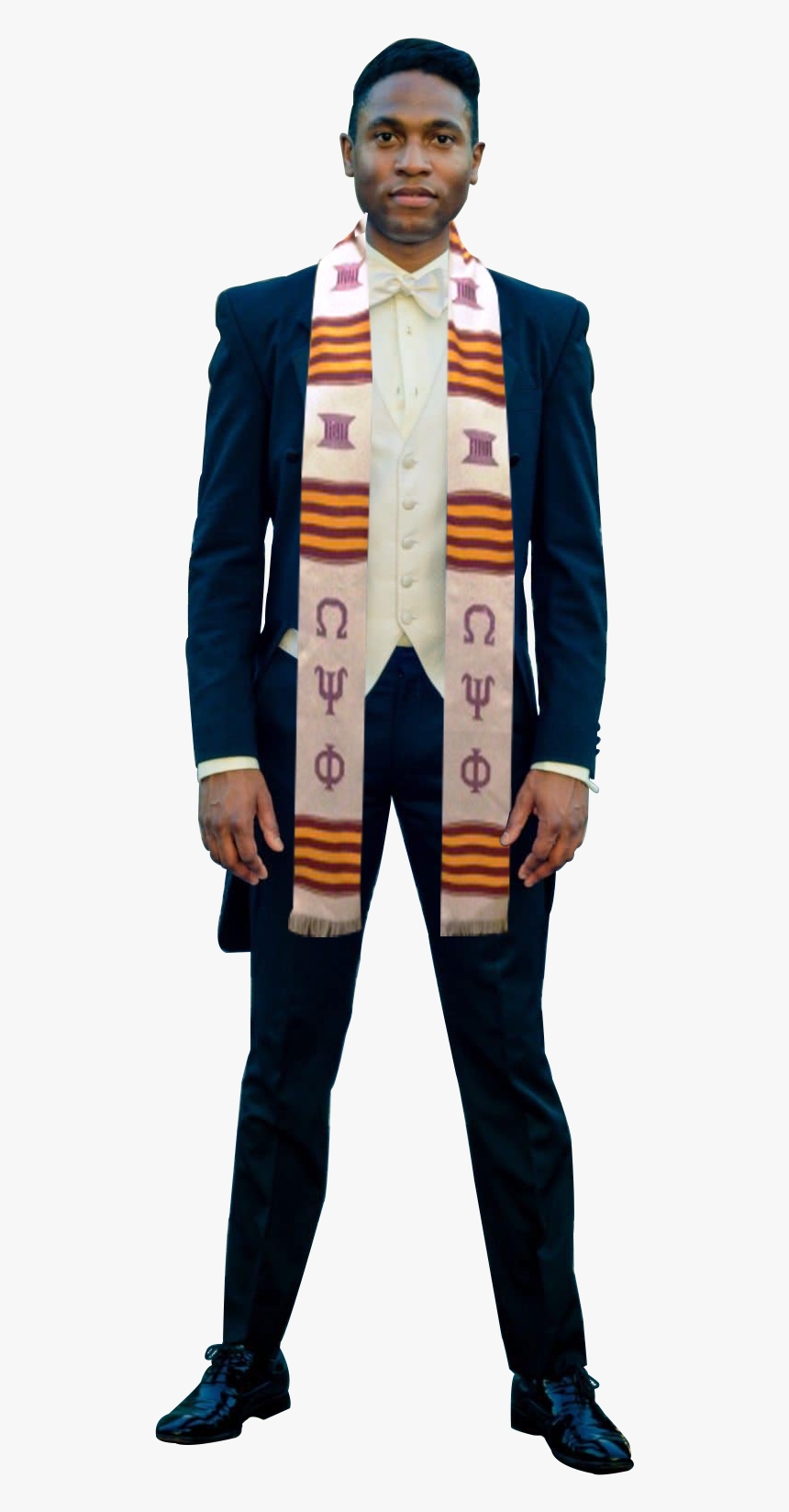 Kente Scarf With Black, HD Png Download