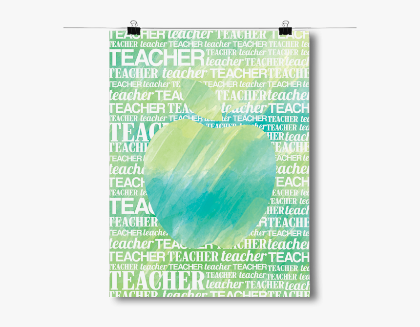 Inspired Posters Apple Silhouette - Paper, HD Png Download